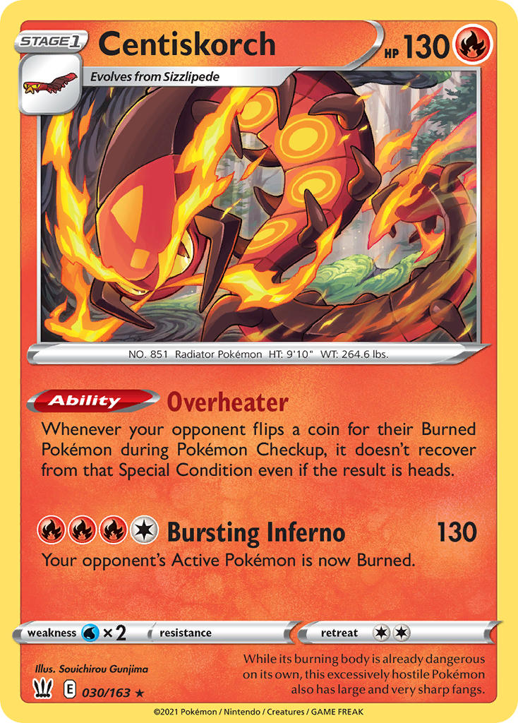 Pokemon TCG-Battle Styles-Centiskorch-PokeTrader Australia