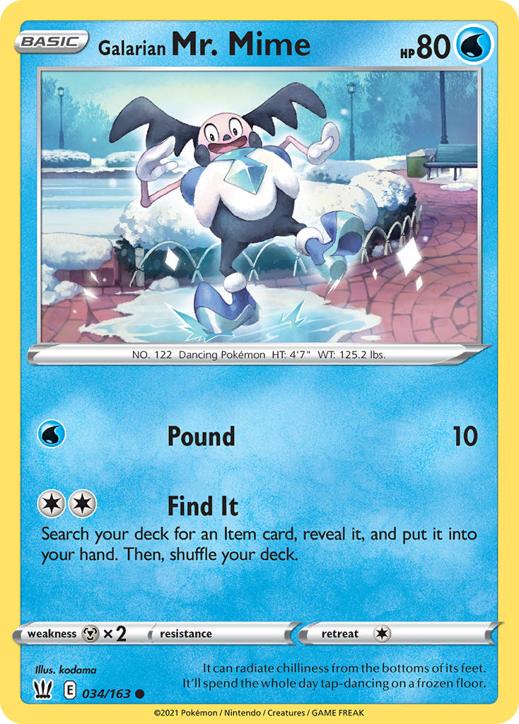 Pokemon TCG-Battle Styles-Galarian Mr. Mime-PokeTrader Australia