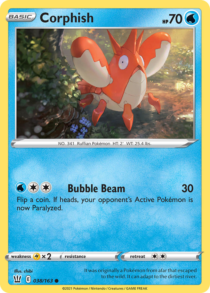 Pokemon TCG-Battle Styles-Corphish-PokeTrader Australia