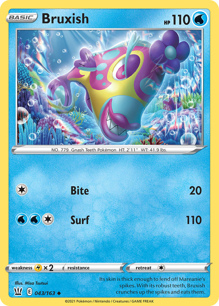 Pokemon TCG-Battle Styles-Bruxish-PokeTrader Australia