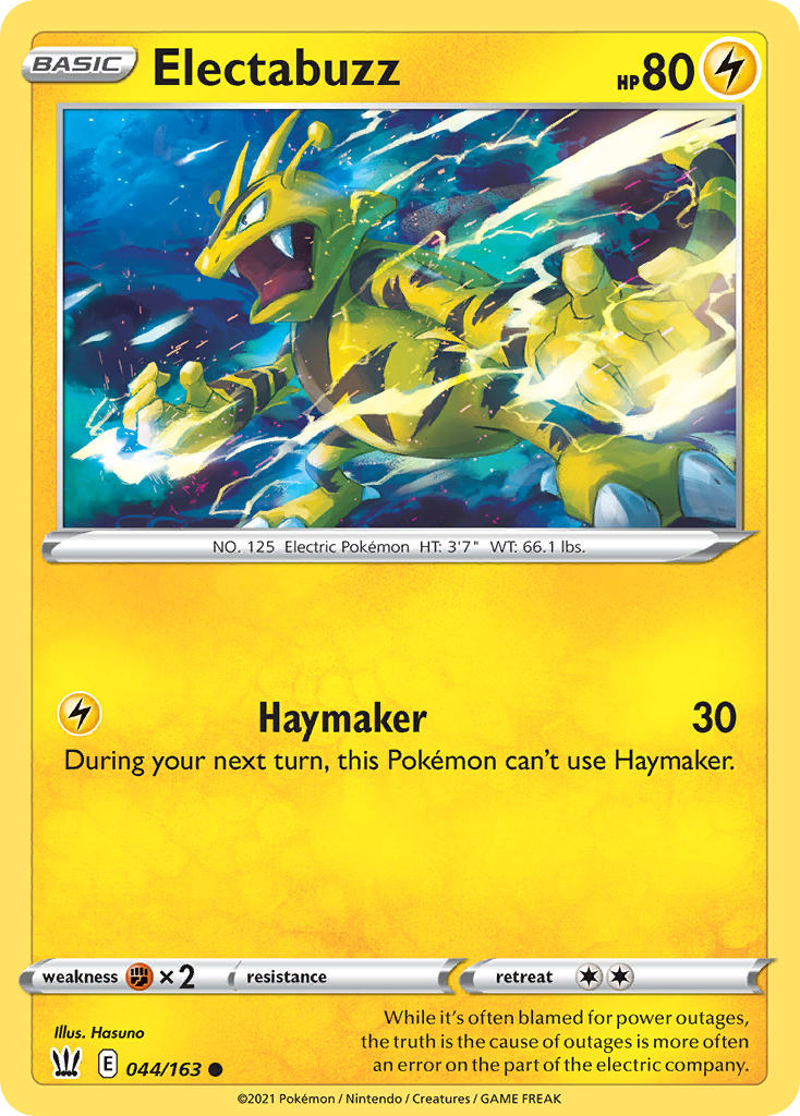 Pokemon TCG-Battle Styles-Electabuzz-PokeTrader Australia