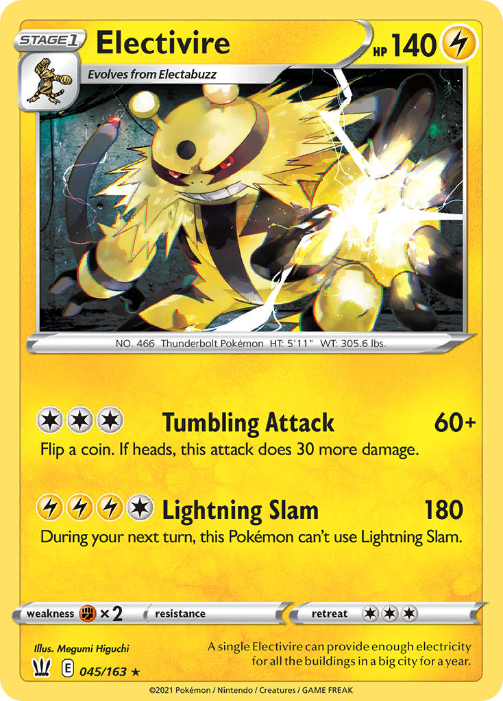 Pokemon TCG-Battle Styles-Electivire-PokeTrader Australia