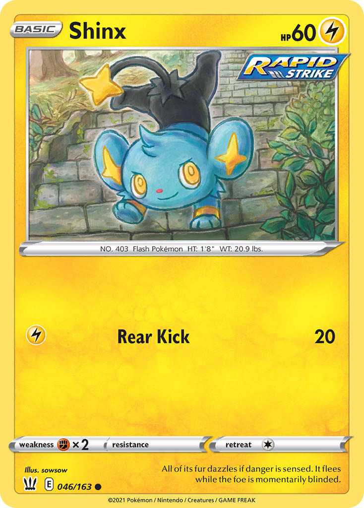 Pokemon TCG-Battle Styles-Shinx-PokeTrader Australia