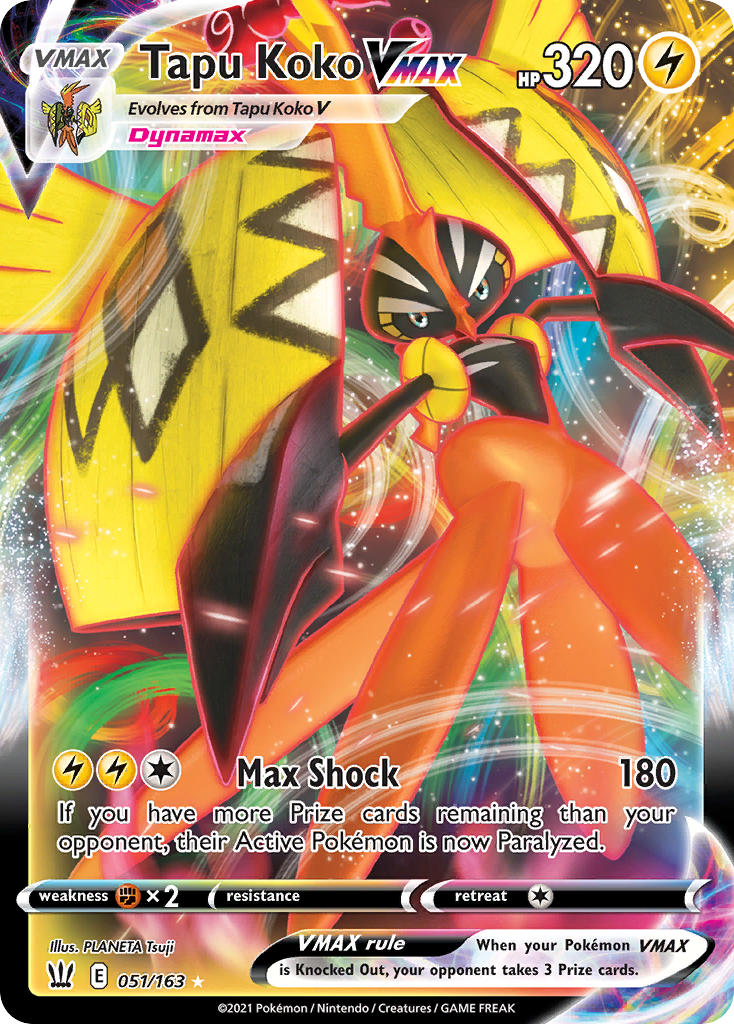 Pokemon TCG-Battle Styles-Tapu Koko VMAX-PokeTrader Australia