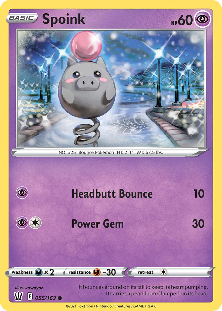 Pokemon TCG-Battle Styles-Spoink-PokeTrader Australia