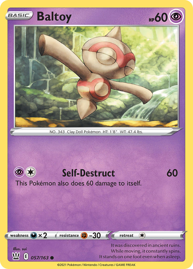 Pokemon TCG-Battle Styles-Baltoy-PokeTrader Australia