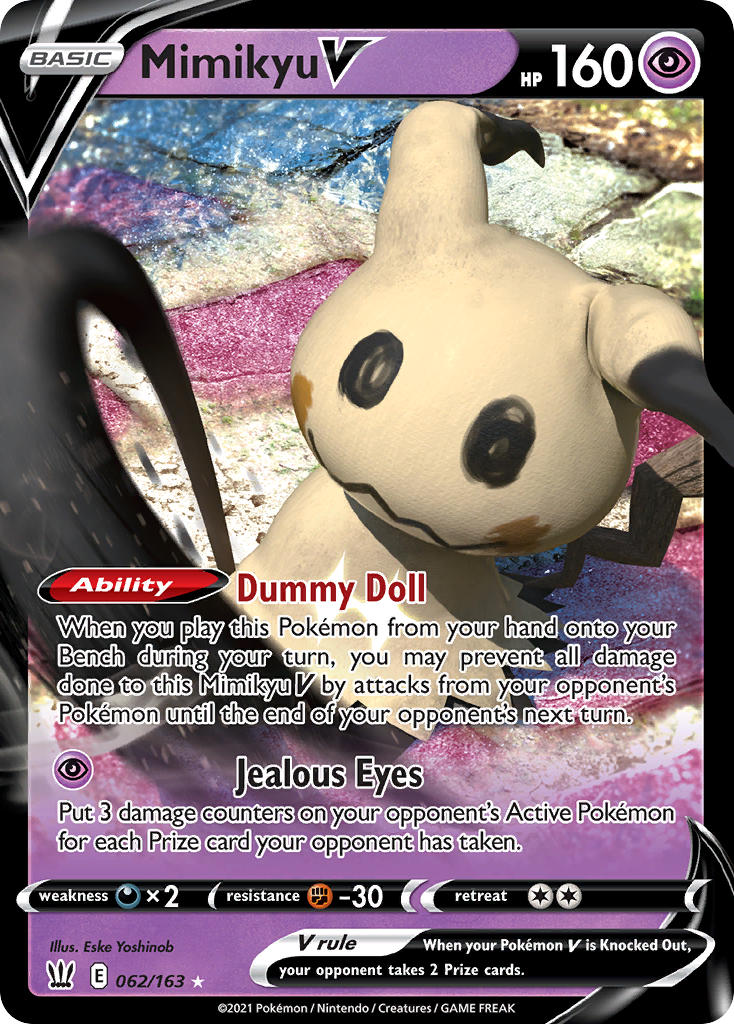 Pokemon TCG-Battle Styles-Mimikyu V-PokeTrader Australia
