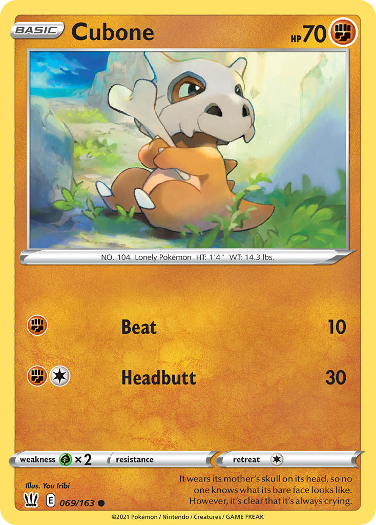 Pokemon TCG-Battle Styles-Cubone-PokeTrader Australia