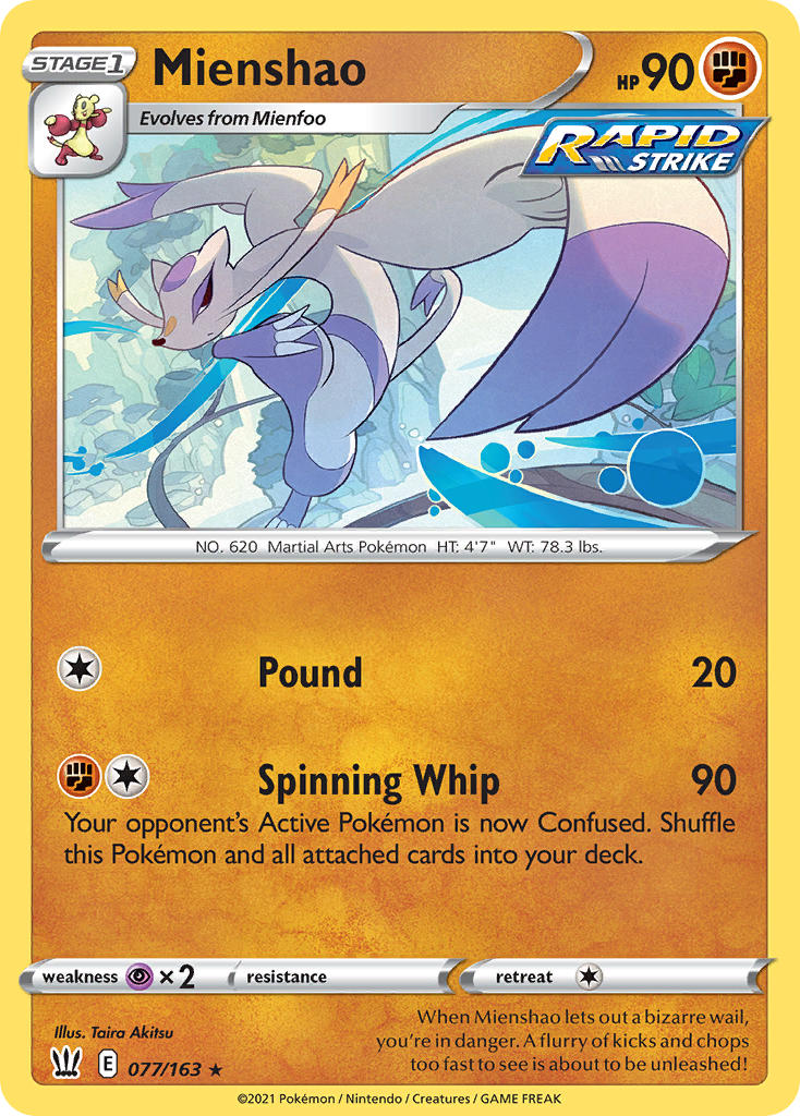 Pokemon TCG-Battle Styles-Mienshao-PokeTrader Australia