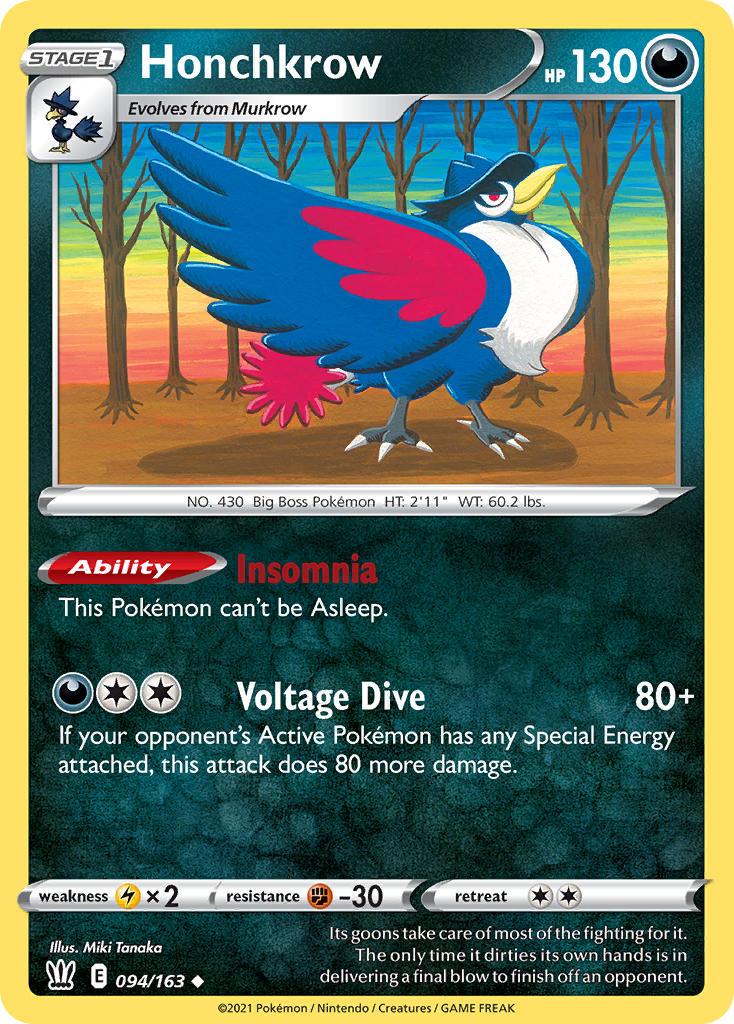 Pokemon TCG-Battle Styles-Honchkrow-PokeTrader Australia