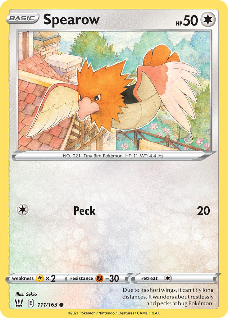 Pokemon TCG-Battle Styles-Spearow-PokeTrader Australia
