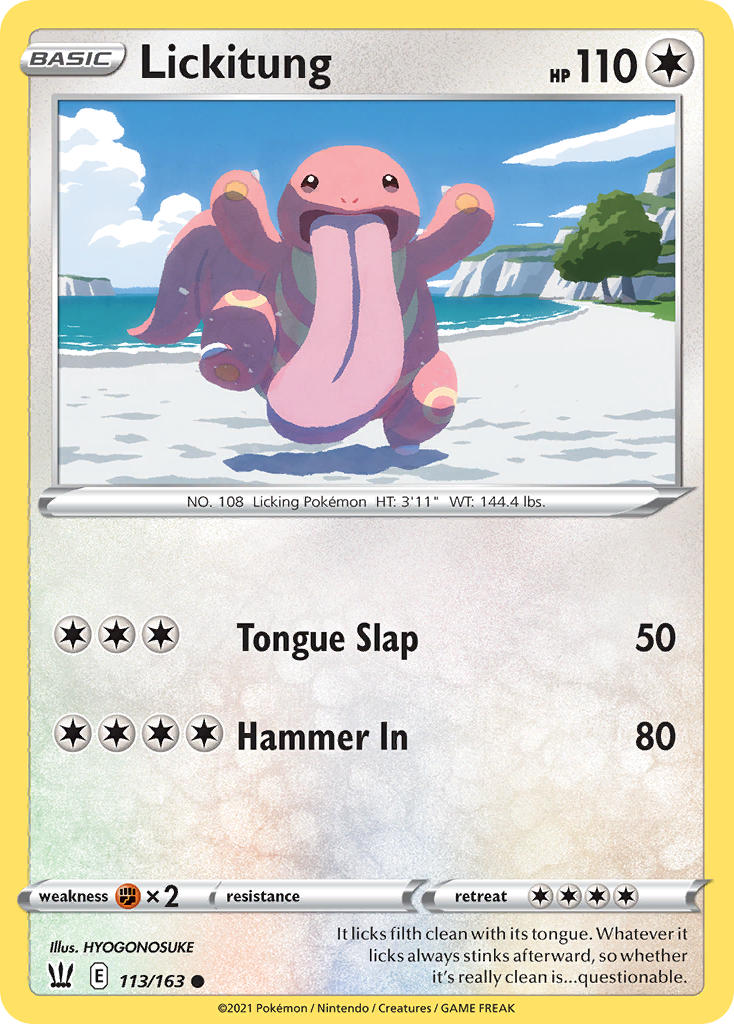 Pokemon TCG-Battle Styles-Lickitung-PokeTrader Australia
