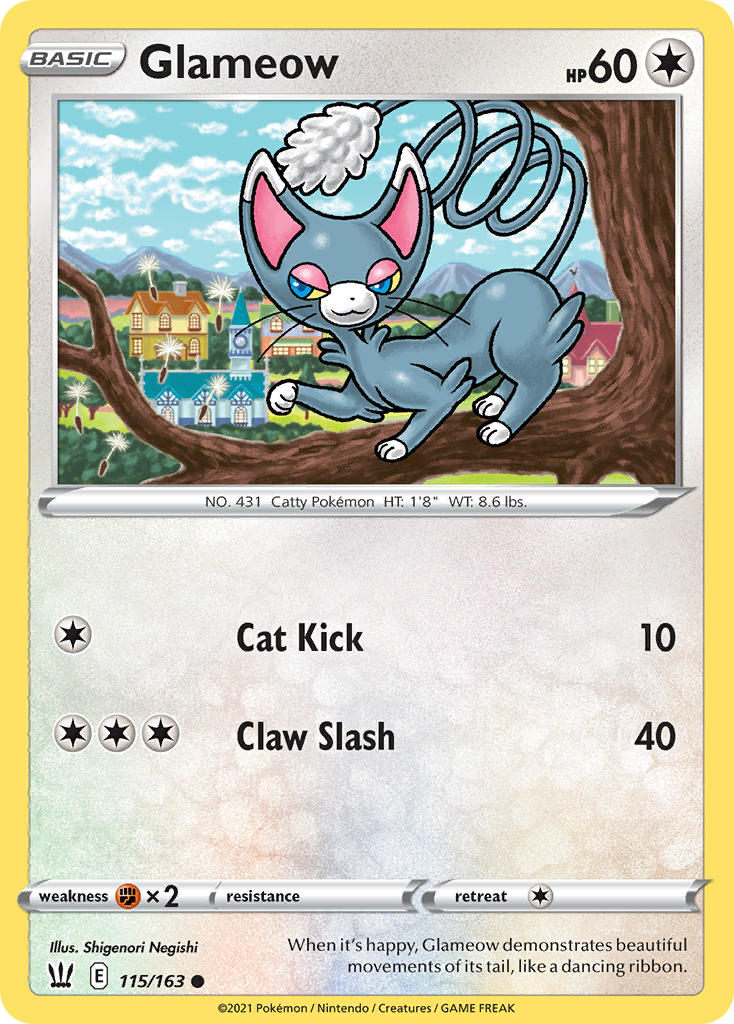 Pokemon TCG-Battle Styles-Glameow-PokeTrader Australia