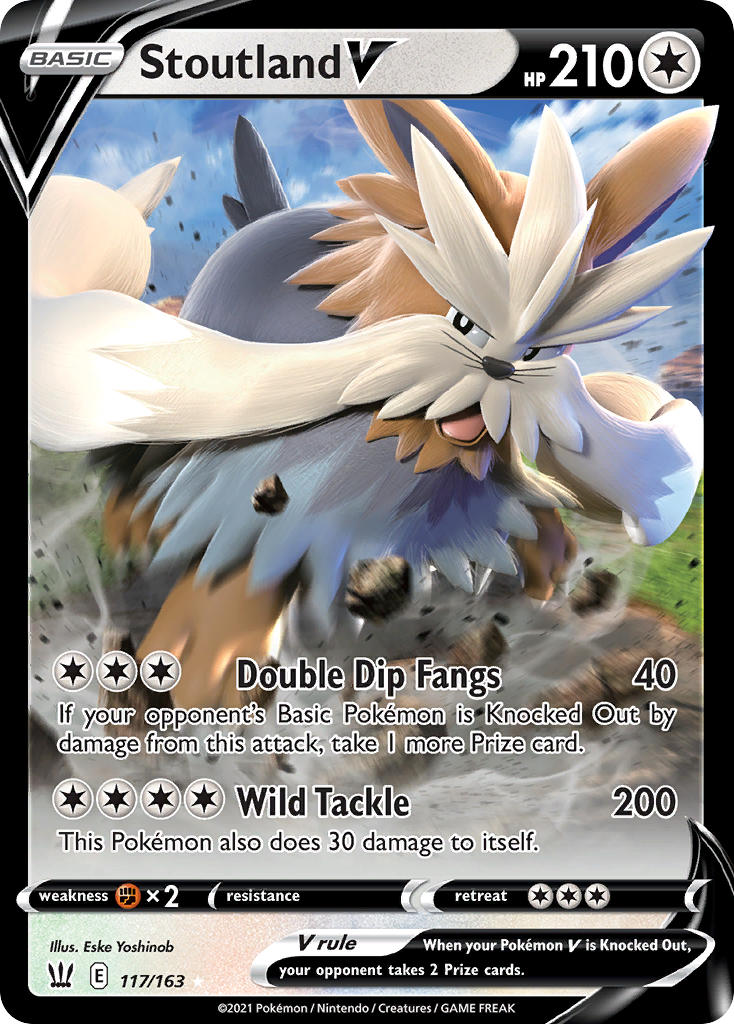 Pokemon TCG-Battle Styles-Stoutland V-PokeTrader Australia