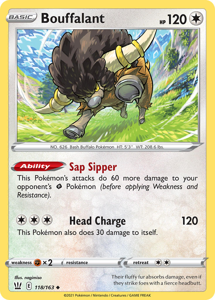 Pokemon TCG-Battle Styles-Bouffalant-PokeTrader Australia