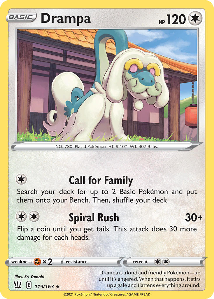 Pokemon TCG-Battle Styles-Drampa-PokeTrader Australia