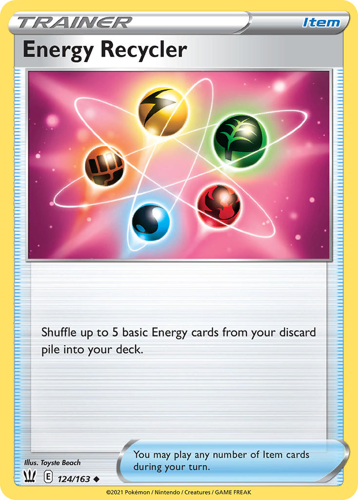 Pokemon TCG-Battle Styles-Energy Recycler-PokeTrader Australia