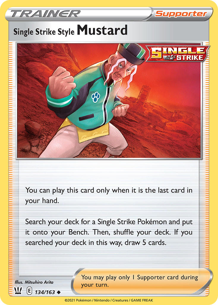 Pokemon TCG-Battle Styles-Single Strike Style Mustard-PokeTrader Australia