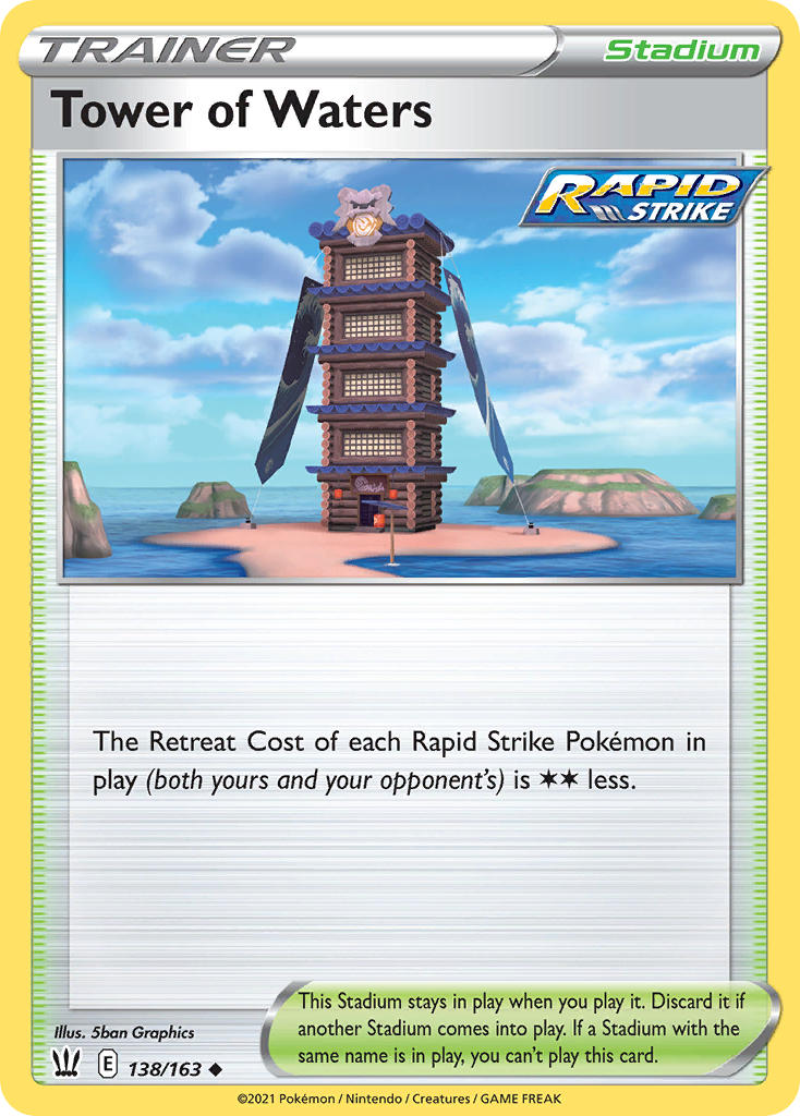 Pokemon TCG-Battle Styles-Tower of Waters-PokeTrader Australia