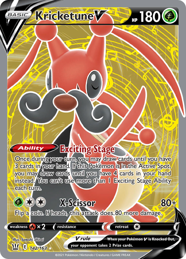 Pokemon TCG-Battle Styles-Kricketune V (Full Art)-PokeTrader Australia