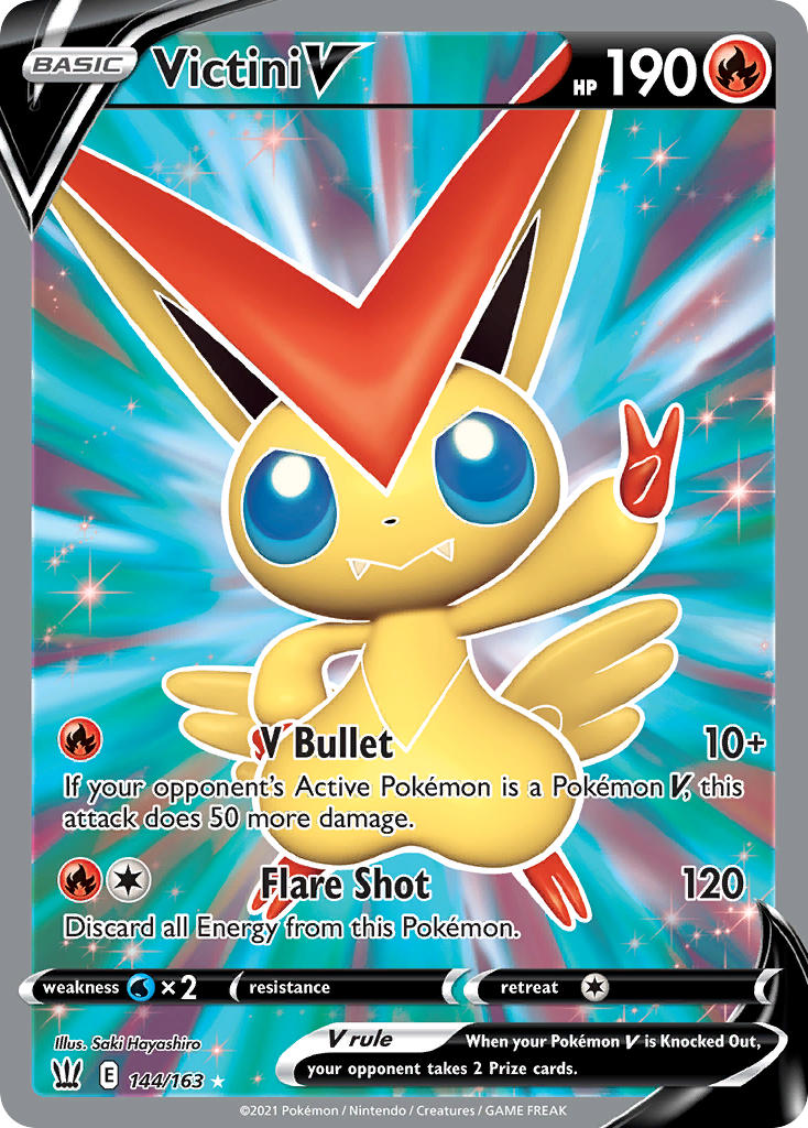 Pokemon TCG-Battle Styles-Victini V (Full Art)-PokeTrader Australia