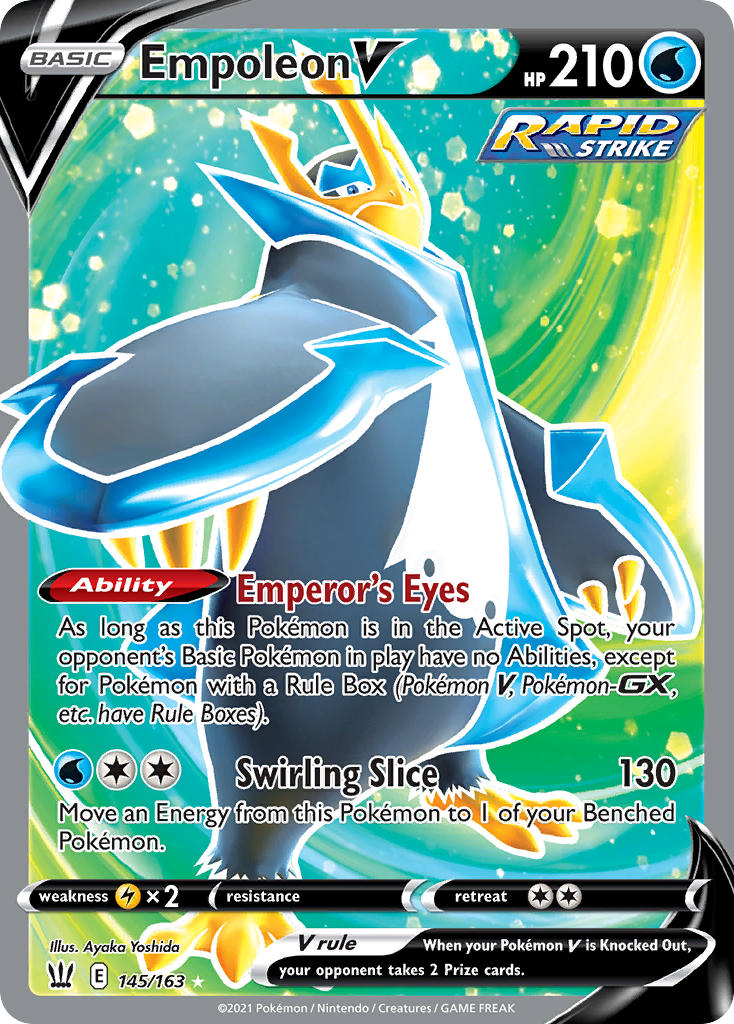 Pokemon TCG-Battle Styles-Empoleon V (Full Art)-PokeTrader Australia