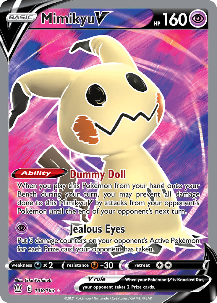 Pokemon TCG-Battle Styles-Mimikyu V (Full Art)-PokeTrader Australia
