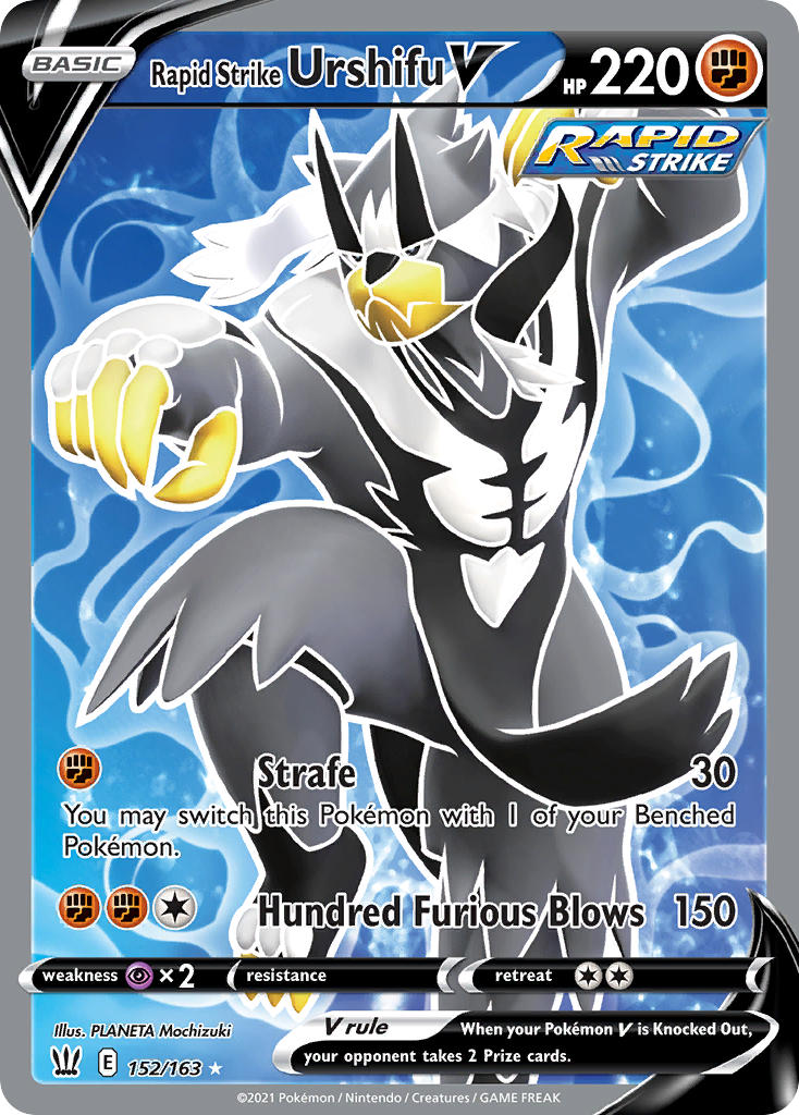 Pokemon TCG-Battle Styles-Rapid Strike Urshifu V (Full Art)-PokeTrader Australia