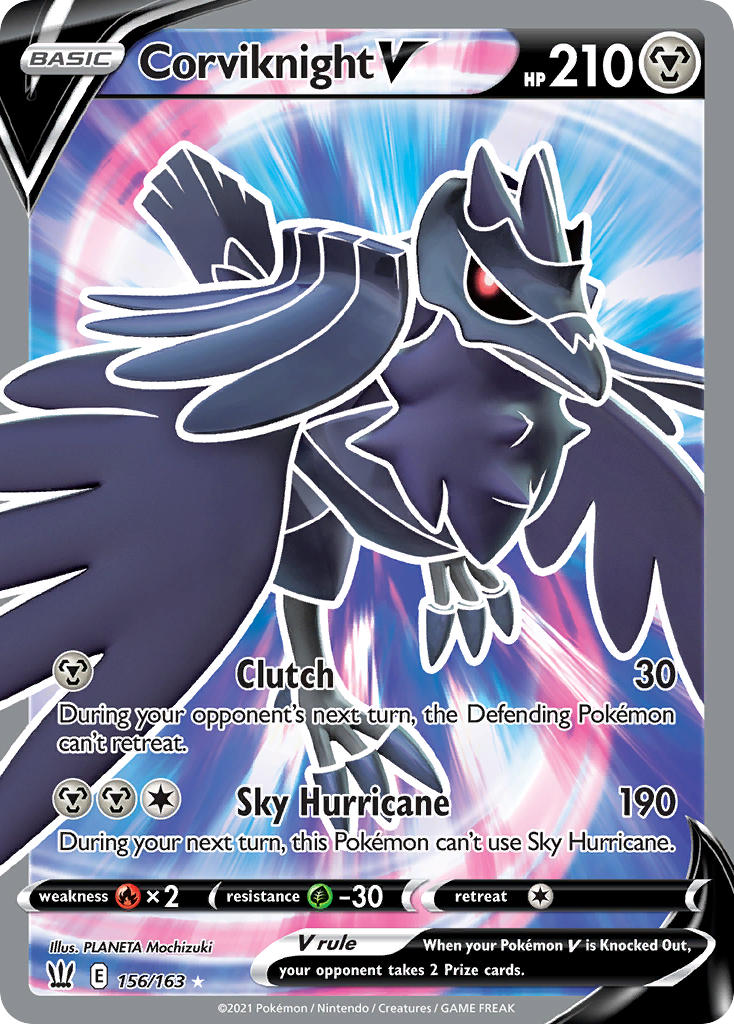 Pokemon TCG-Battle Styles-Corviknight V (Full Art)-PokeTrader Australia