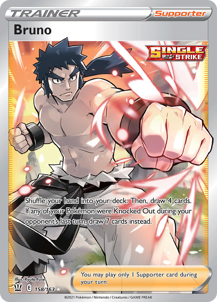 Pokemon TCG-Battle Styles-Bruno (Full Art)-PokeTrader Australia