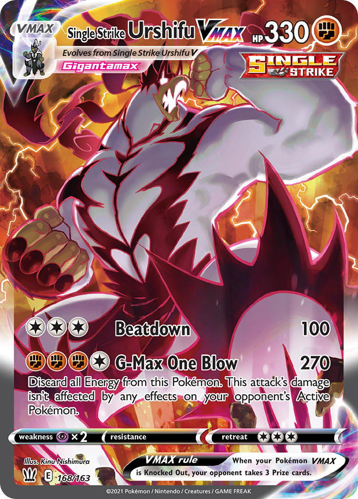 Pokemon TCG-Battle Styles-Single Strike Urshifu VMAX (Alternate Art Secret)-PokeTrader Australia