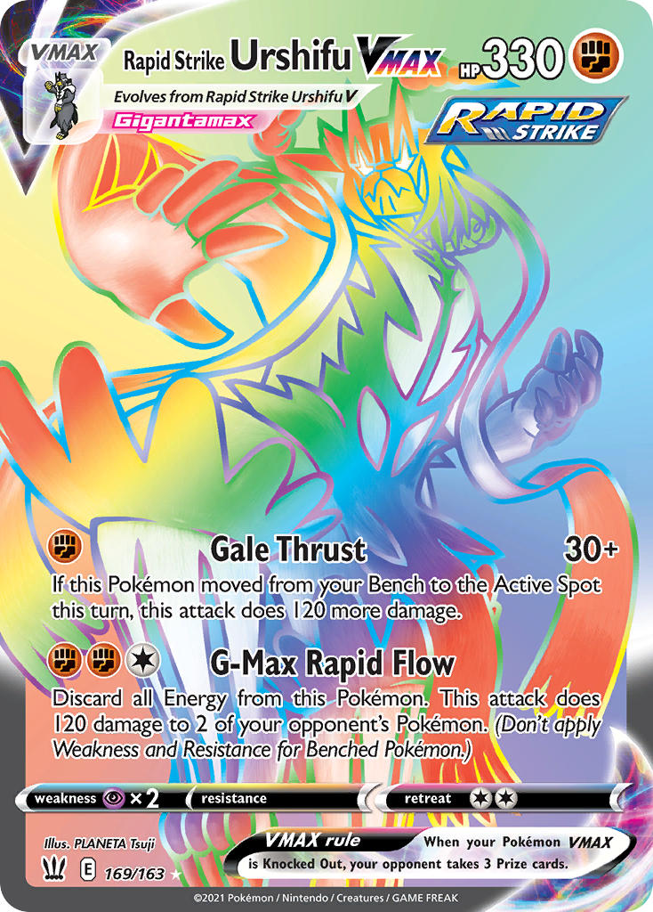 Pokemon TCG-Battle Styles-Rapid Strike Urshifu VMAX (Secret)-PokeTrader Australia