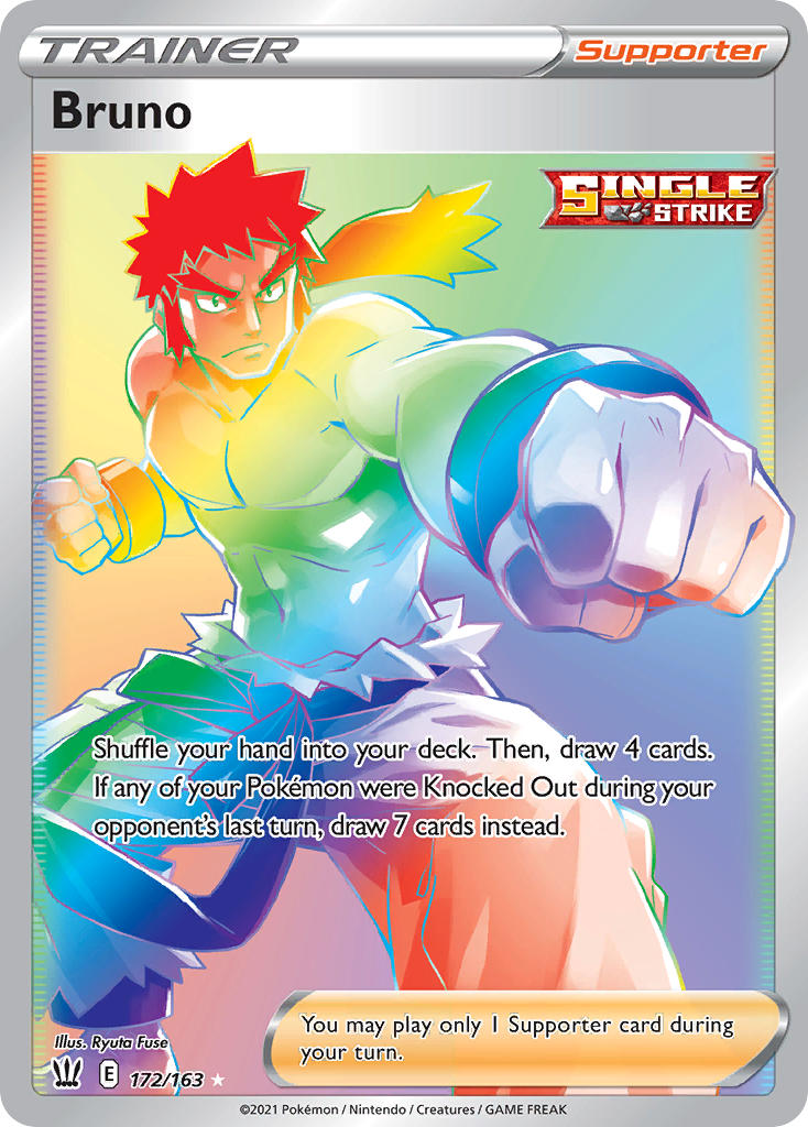Pokemon TCG-Battle Styles-Bruno (Secret)-PokeTrader Australia