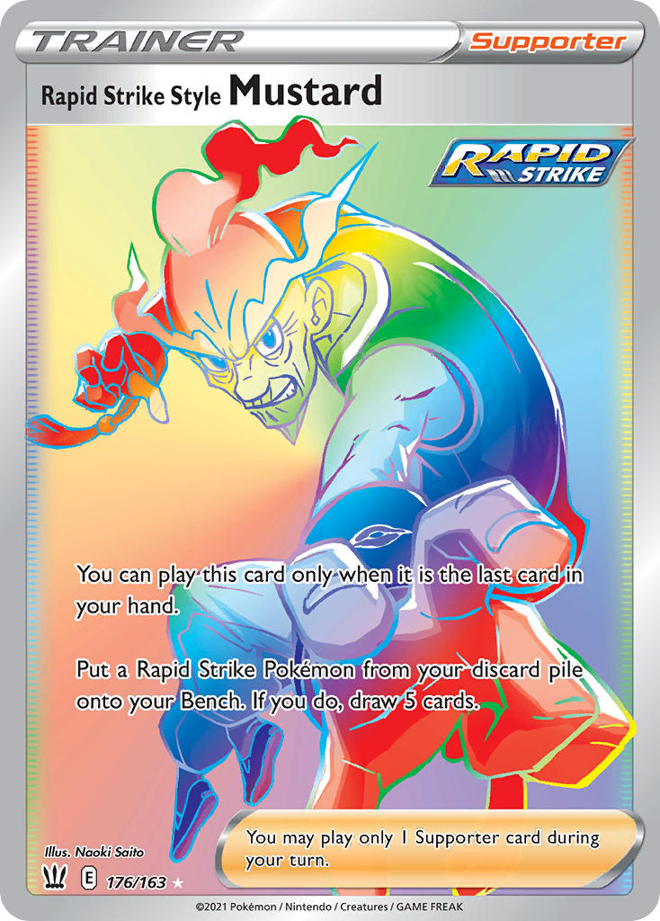 Pokemon TCG-Battle Styles-Rapid Strike Style Mustard (Secret)-PokeTrader Australia
