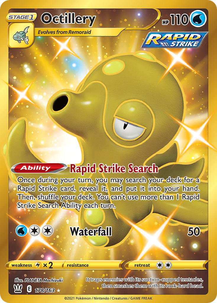 Pokemon TCG-Battle Styles-Octillery (Secret)-PokeTrader Australia