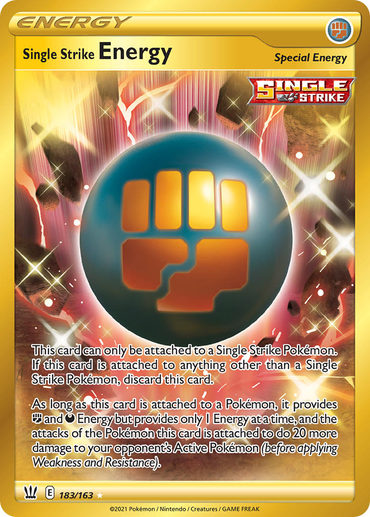Pokemon TCG-Battle Styles-Single Strike Energy (Secret)-PokeTrader Australia