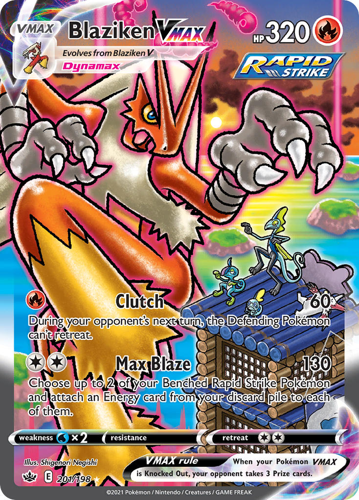 Blaziken VMAX (Alternate Art Secret Rare)