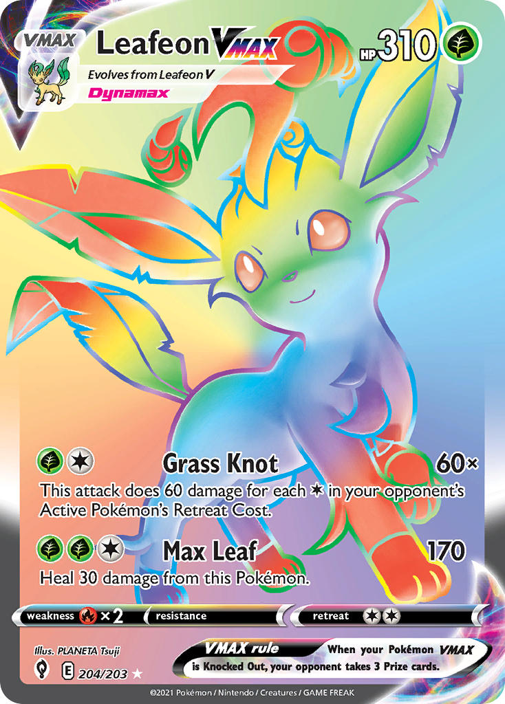 Leafeon VMAX (Secret Rare)