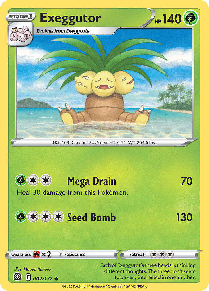 Pokemon-TCG-Brilliant Stars-Exeggutor-PokeTrader Australia