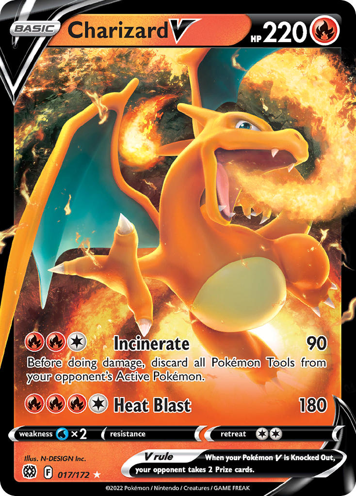 Pokemon-TCG-Brilliant Stars-Charizard V-PokeTrader Australia