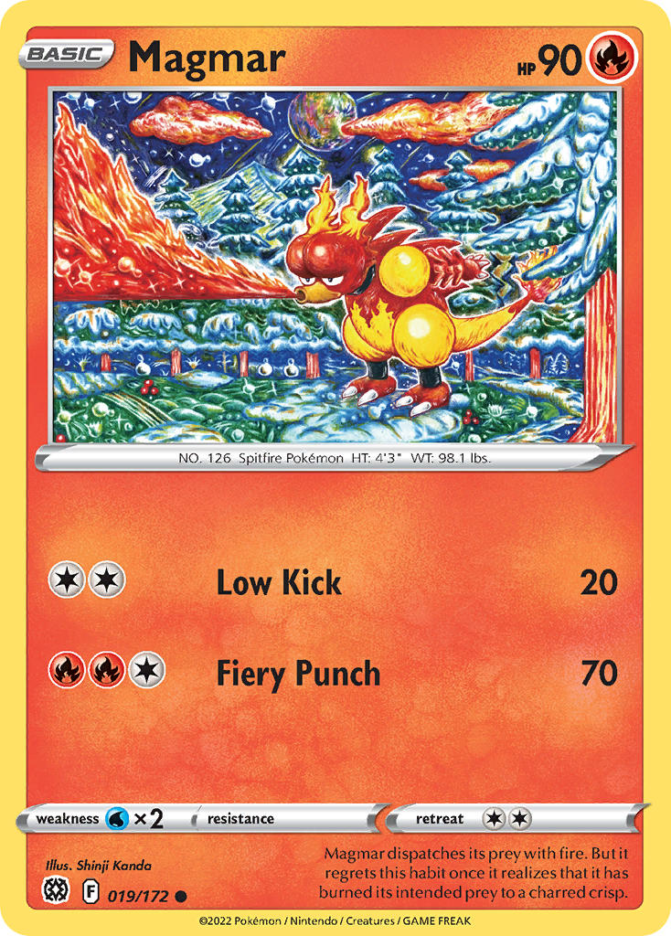 Pokemon-TCG-Brilliant Stars-Magmar-PokeTrader Australia