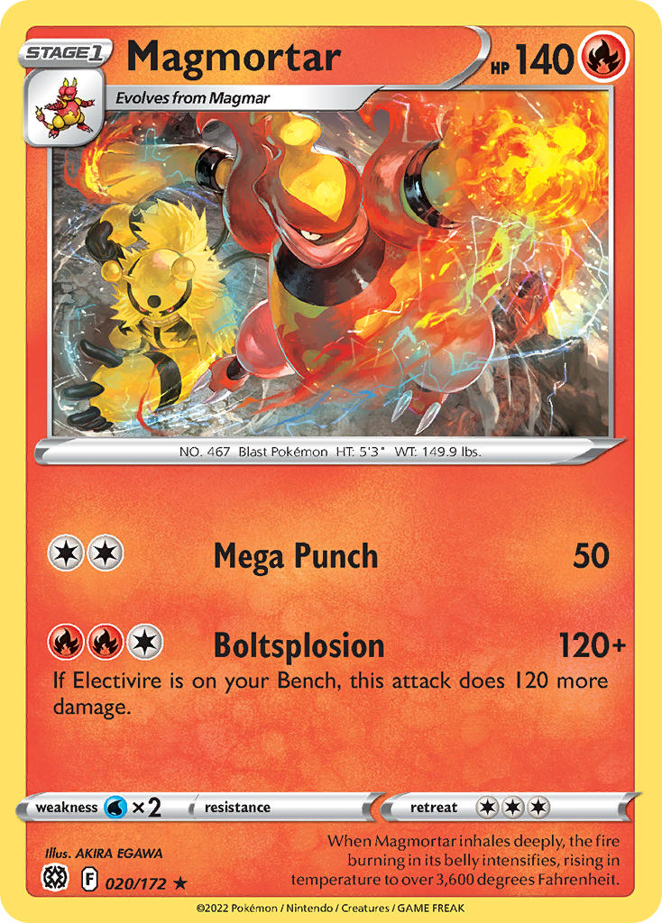 Pokemon-TCG-Brilliant Stars-Magmortar-PokeTrader Australia