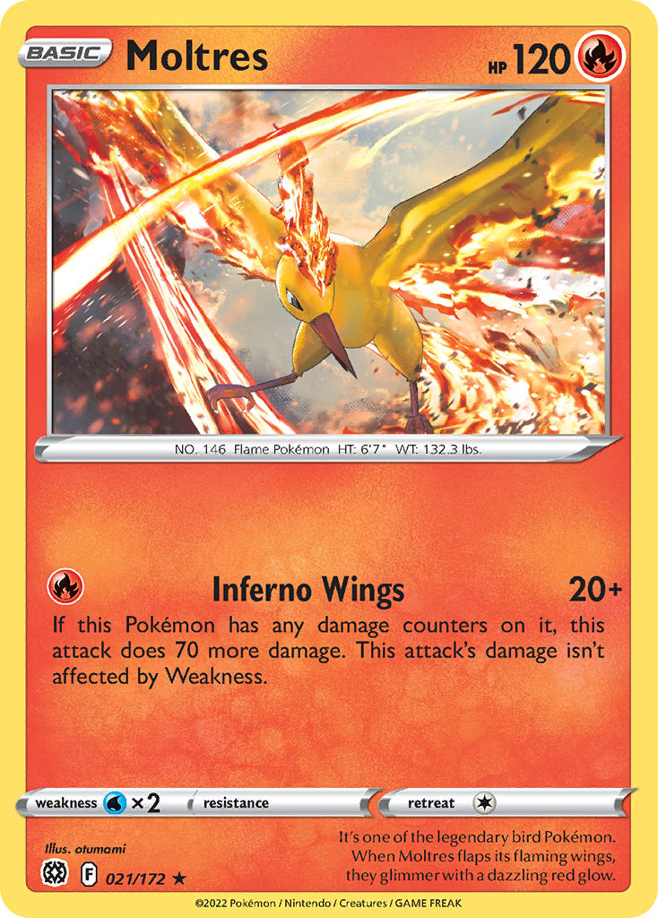 Pokemon-TCG-Brilliant Stars-Moltres-PokeTrader Australia