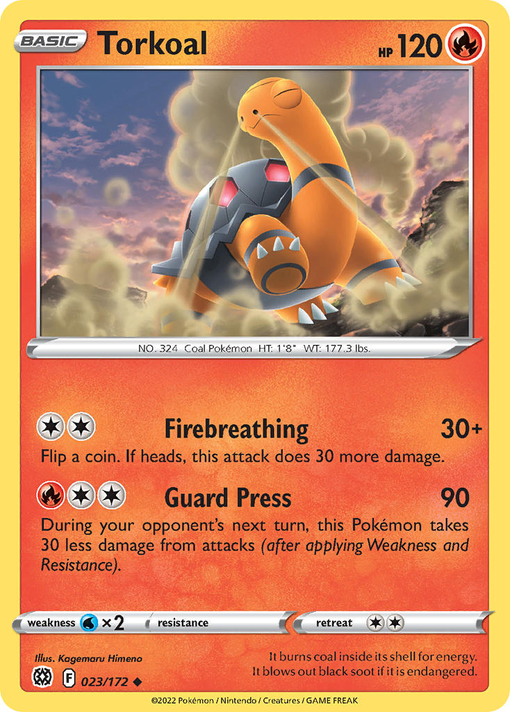 Pokemon-TCG-Brilliant Stars-Torkoal-PokeTrader Australia