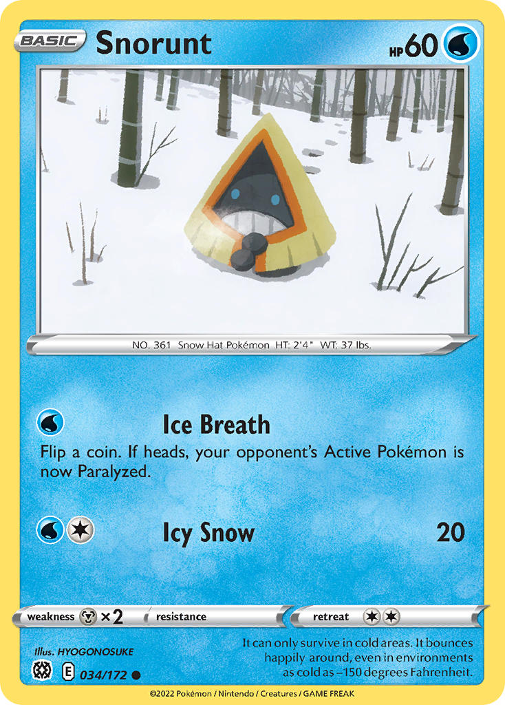Pokemon-TCG-Brilliant Stars-Snorunt-PokeTrader Australia