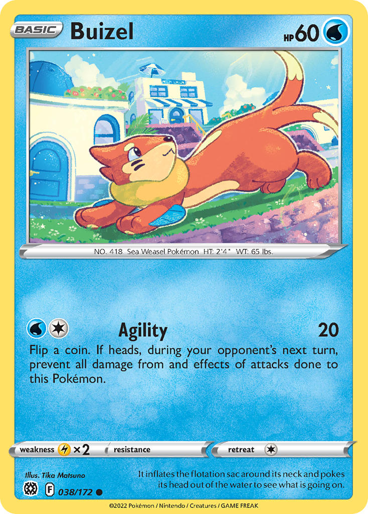Pokemon-TCG-Brilliant Stars-Buizel-PokeTrader Australia
