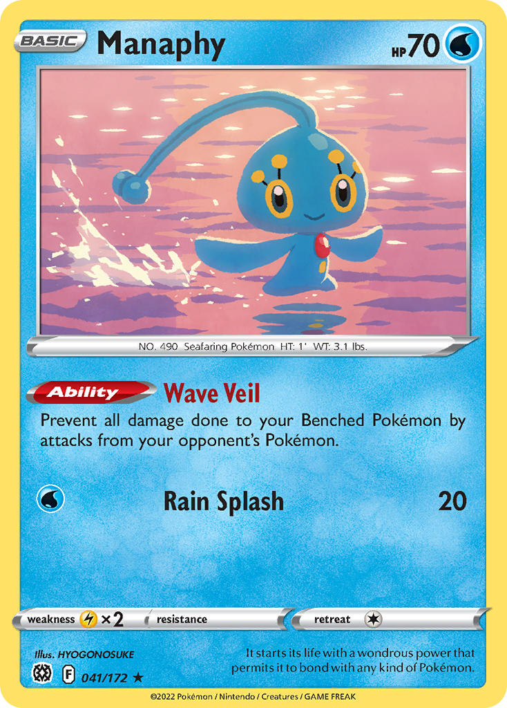 Pokemon-TCG-Brilliant Stars-Manaphy-PokeTrader Australia