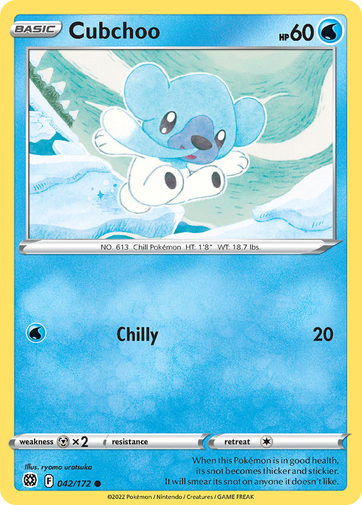 Pokemon-TCG-Brilliant Stars-Cubchoo-PokeTrader Australia
