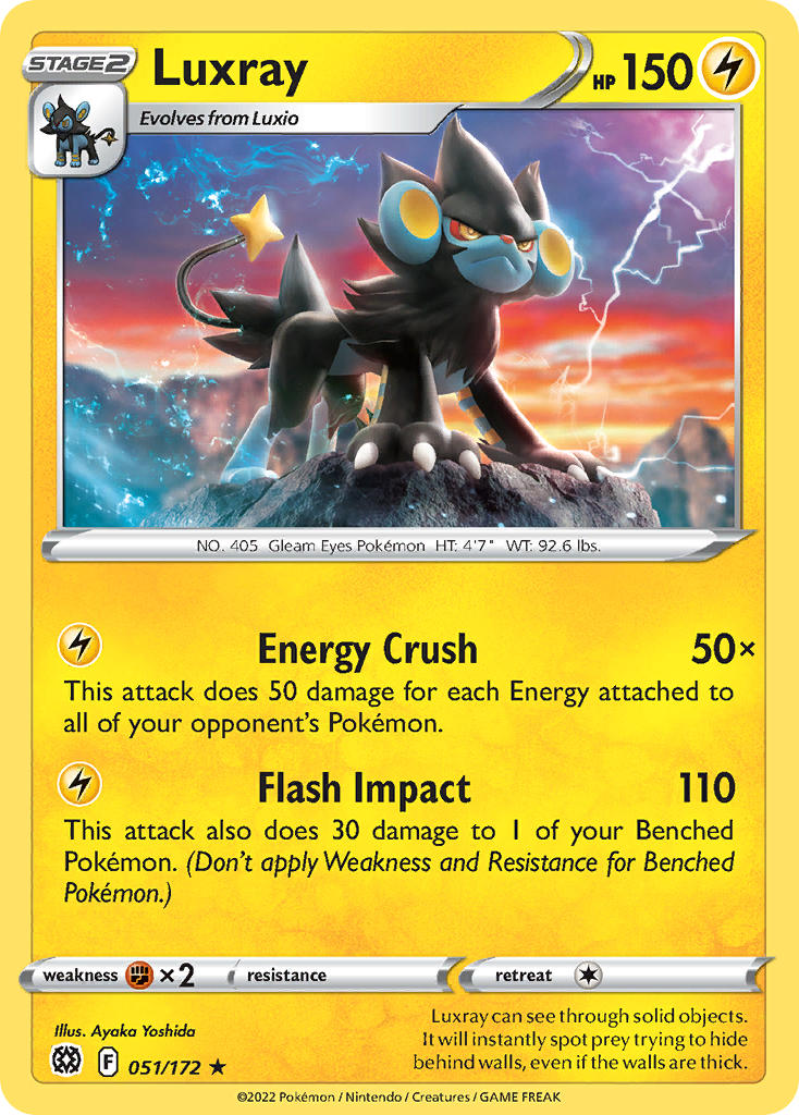 Pokemon-TCG-Brilliant Stars-Luxray-PokeTrader Australia