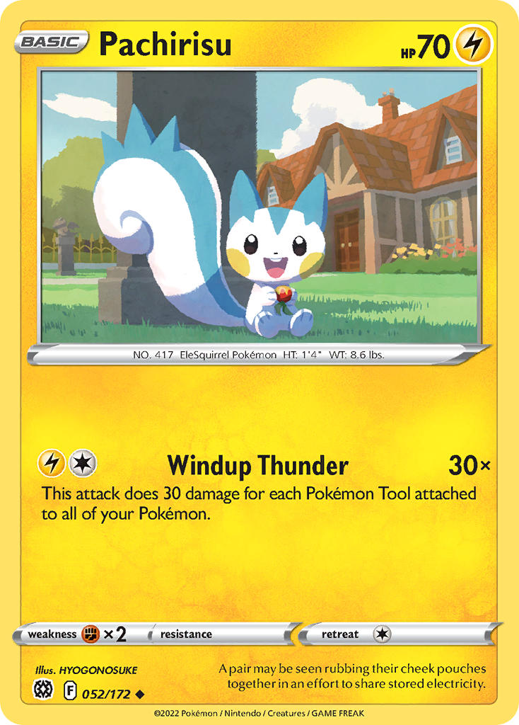 Pokemon-TCG-Brilliant Stars-Pachirisu-PokeTrader Australia